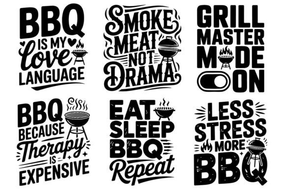BBQ SVG Bundle: Grill Quotes That Bring Flavor to Embroidery