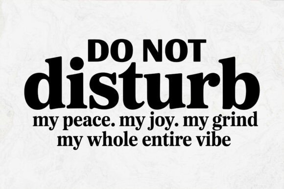 Do Not Disturb Svg - Funny Svg File