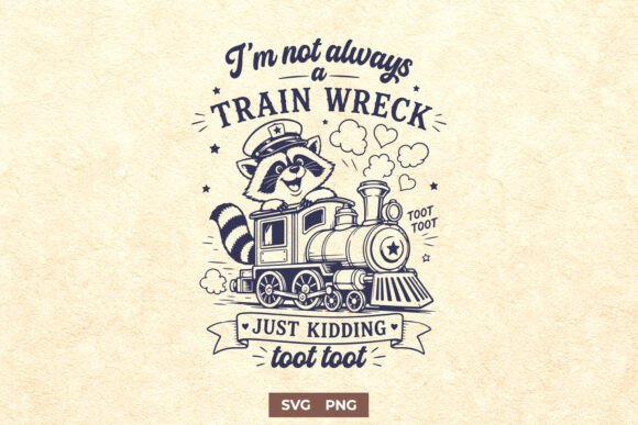 h1>I'm Not Always a Train Wreck Funny SVG Review for Embroidery Designers