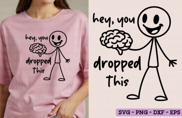 Hey You Dropped This – A Sarcastic Embroidery Design That Works