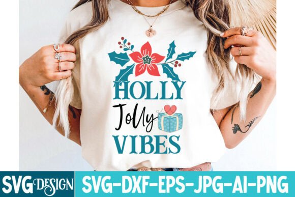 Holly Jolly Vibes SVG Design Free Review for Real Embroidery Projects