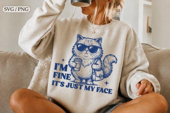 I'm Fine, It's Just My Face Cat SVG: A Designer's Real-World Review
